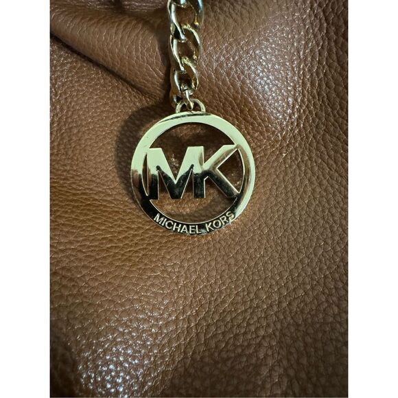 MICHAEL Michael Kors Camden Women's Brown Classic Tassel Satchel Bag - Picture 3 of 15